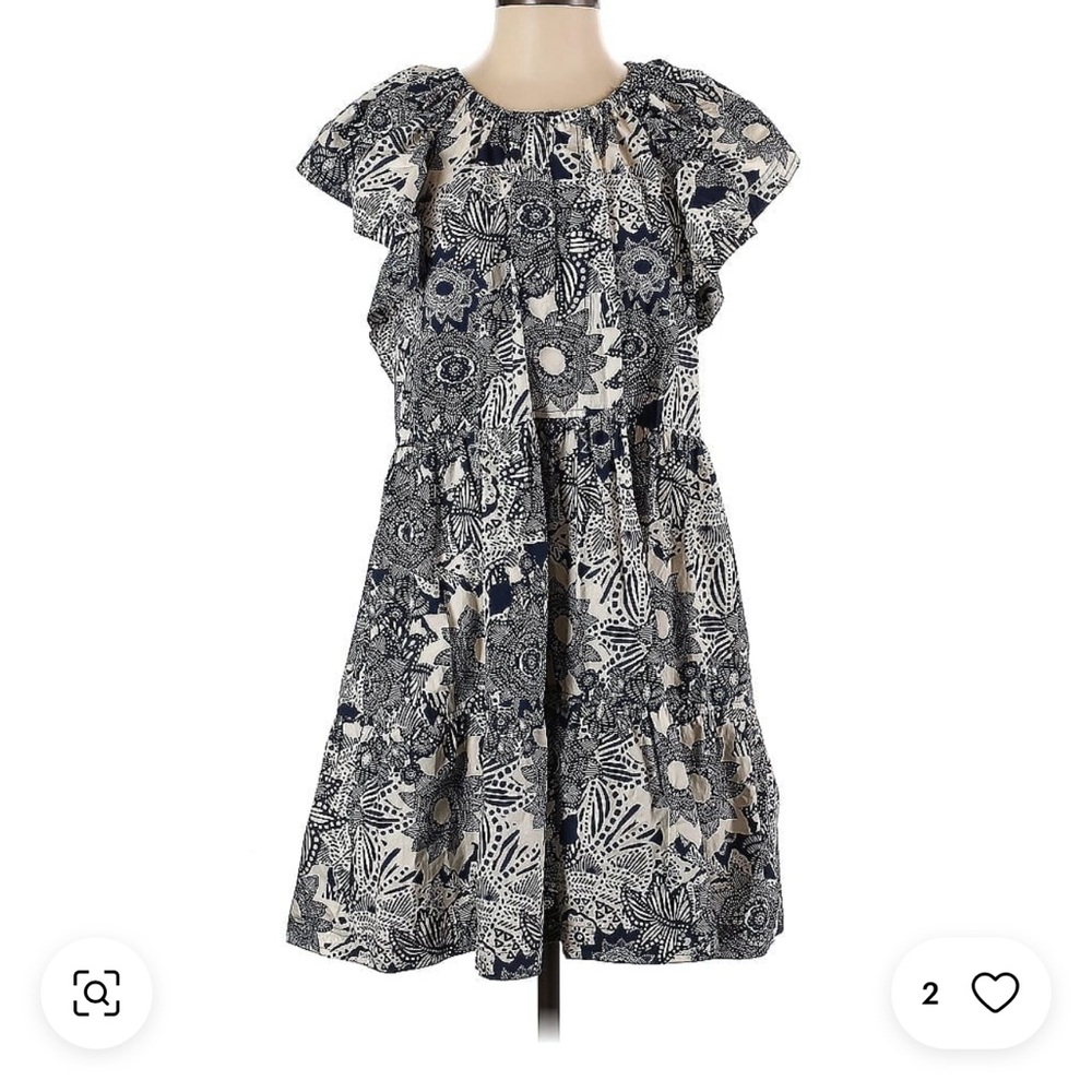 Marie Oliver navy and white sundress